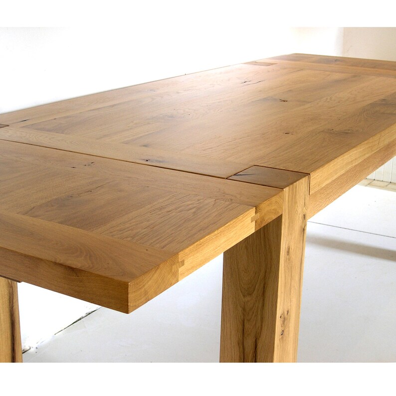 Contemporary Sustainable Oak Dining Table Etsy UK