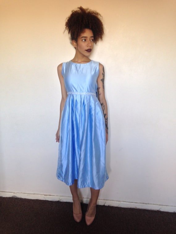 strapless open back dress Off-The-Shoulder Short Prom Dress with Sheer Corset Bahama Blue / XLarge main image 0