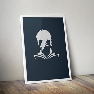 Bowie and Books (digital poster)