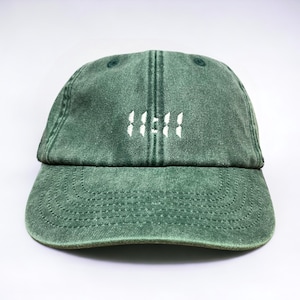 11:11 Embroidered Cap || Vintage Style Washed Low Profile Dad Cap 6 Panel || Colourway Customisable