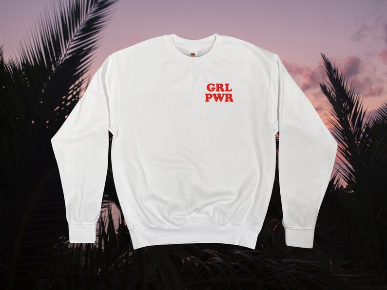 GRL PWR Sweatshirt Unisex Adult / Mens / Womens S M L XL image 1