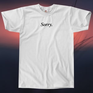 Przepraszam T-shirt || Unisex / Męski S M L XL