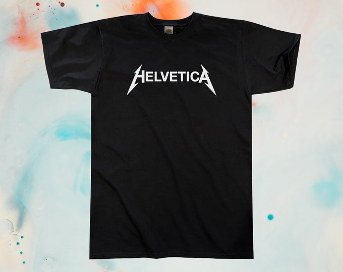 Helvetica T-Shirt || Unisex / Mens S M L XL