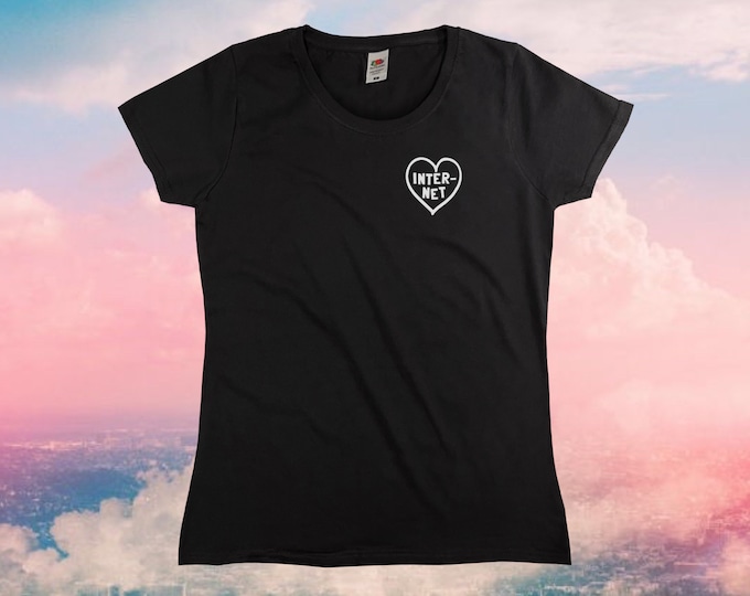 Internet Heart T-Shirt || Womens XS S M L XL