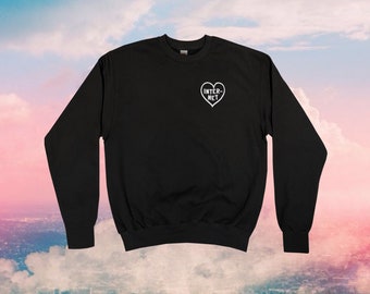 Internet Heart Sweatshirt || Unisex Adult / Mens / Womens S M L XL