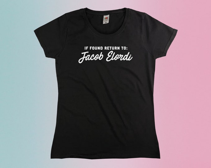 If Found Return To Jacob Elordi T-Shirt || Womens XS S M L XL