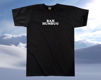 Bah Humbug T-shirt || Unisex/heren SML XL