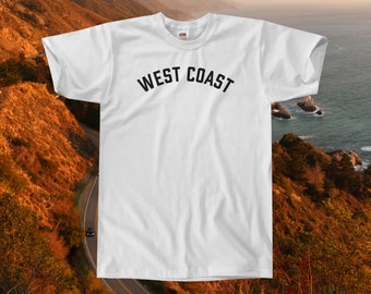 West Coast T-Shirt || Unisex / Mens S M L XL