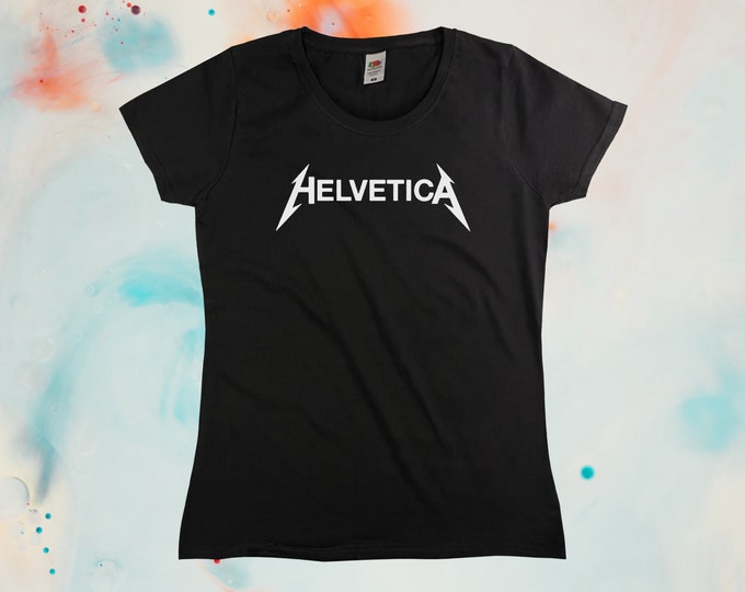 Helvetica T-Shirt || Womens XS S M L XL