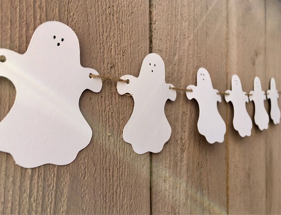 Handmade Wooden Halloween Ghost Puzzle
