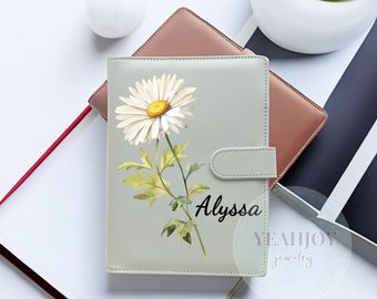 Personalized Daisy 100 Envelopes Money Saving Challenge Binder