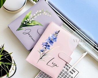Floral 100 Envelope Challenge Binder, Cash Savings Budget Book