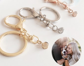 Personalized Photo Projection Keychain, Father's Day Gift