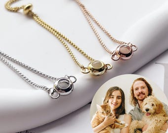Custom Photo Projection Bracelet • Pet Memorial Keepsake