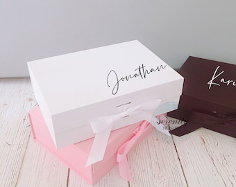 Personalized Bridesmaid Proposal Box, Custom Bridal Gift Box
