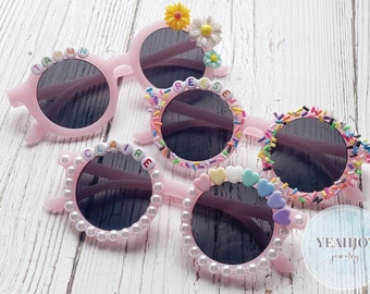 Gafas de sol personalizadas para niños, gafas con nombre personalizado, regalos de fiesta