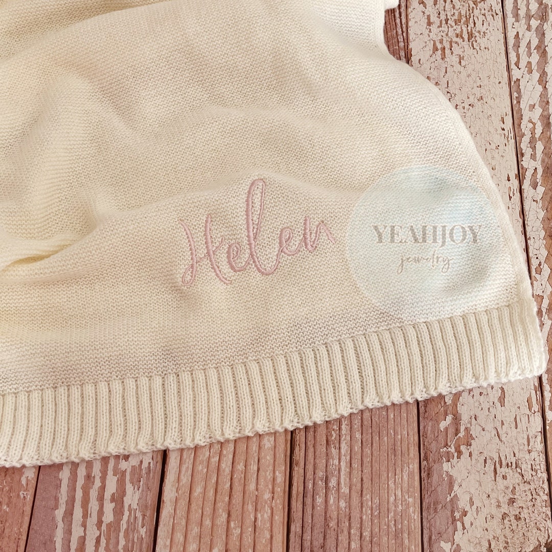Baby Blanket , Kids Blanket ,embroidered Name Blanket,stroller Blanket