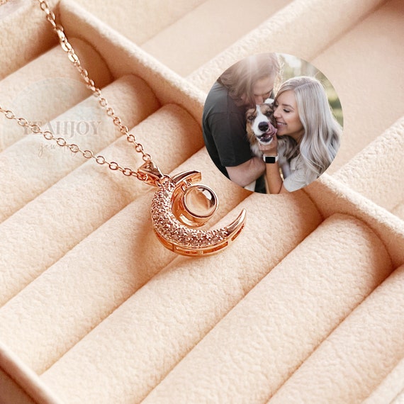 Personalized Heart Photo Projection Necklace – Dazzle Wears