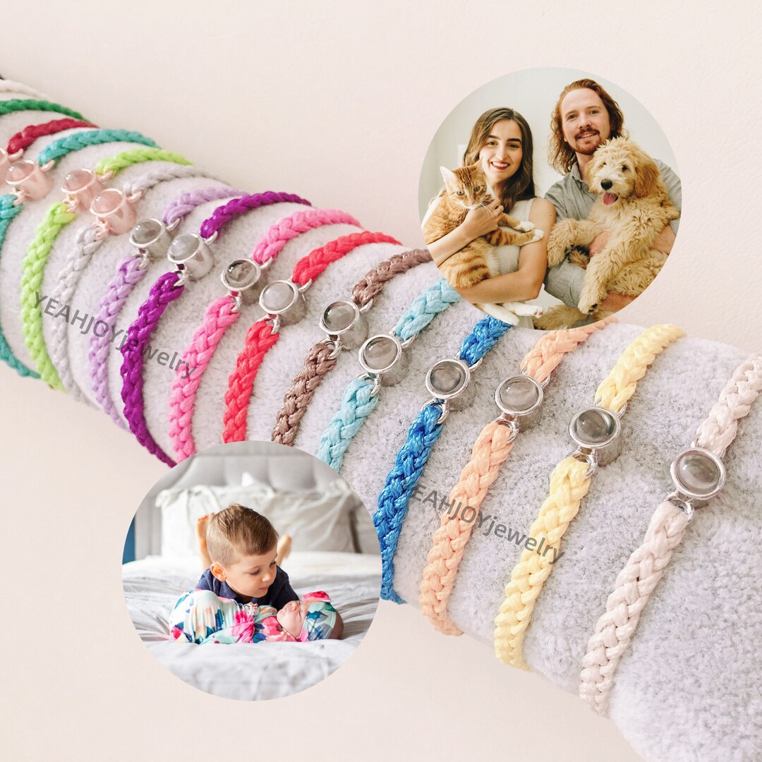 Photo Bracelet Projection Bracelet Photo Projection Etsy