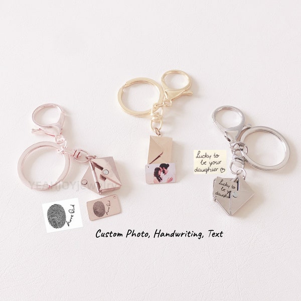 Hidden Photo Keychain - Etsy