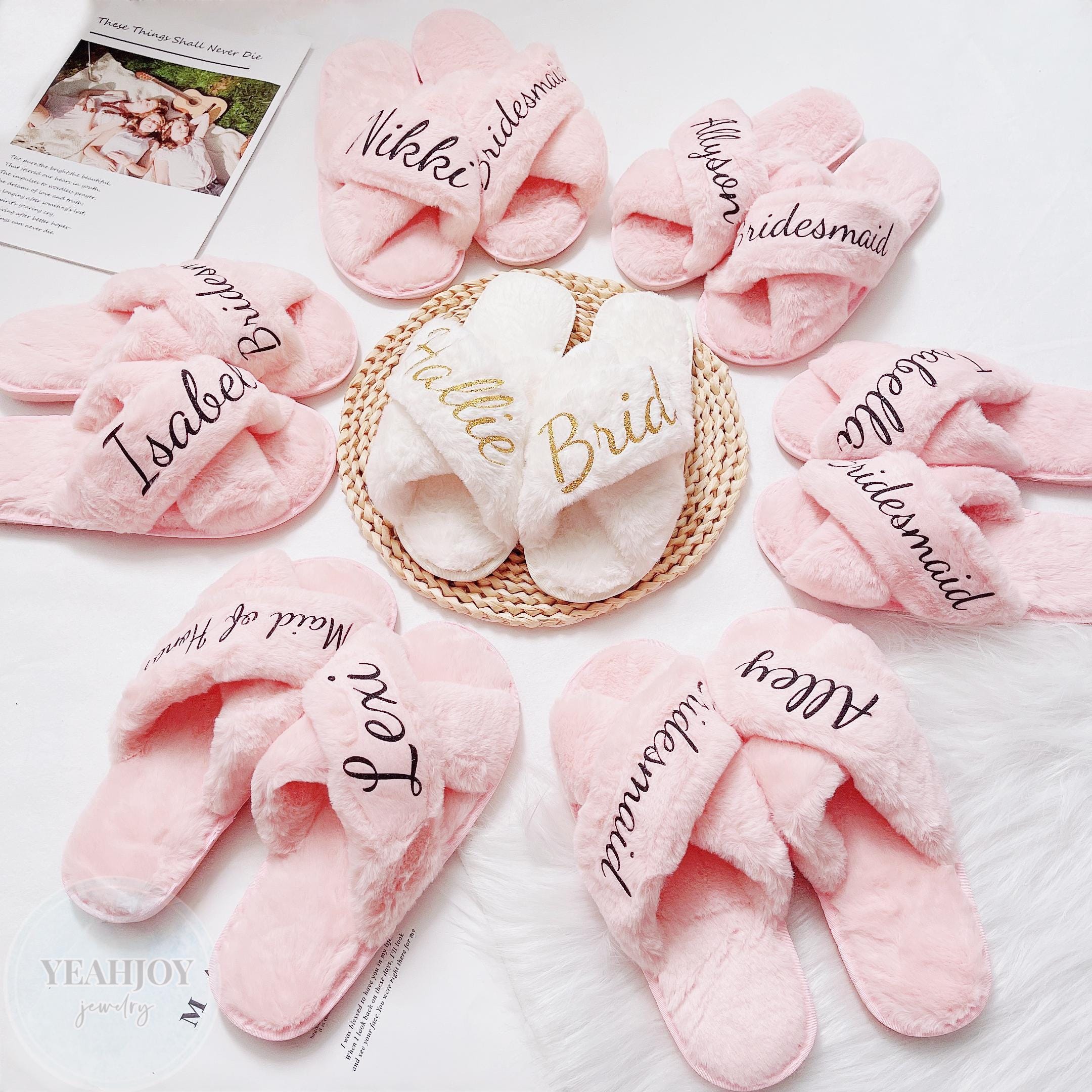 Chaussons De Mariage Roses Pliants SIDEKICKS – Taille M, Avec étui, Neufs