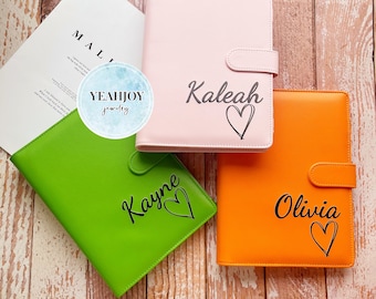 Personalized 100 Envelope Money Saving Challenge Binder