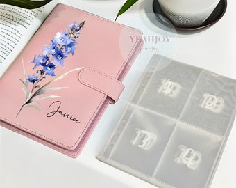 Personalized 100 Envelopes Money Saving Challenge Binder,100 Envelope Challenge Binder,Budget Book With Cash Envelopes,With Cash Envelopes