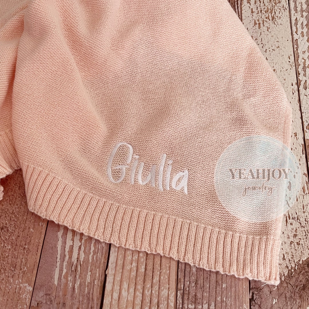 Embroidered Name Blanket,baby Blanket , Kids Blanket ,stroller Blanket