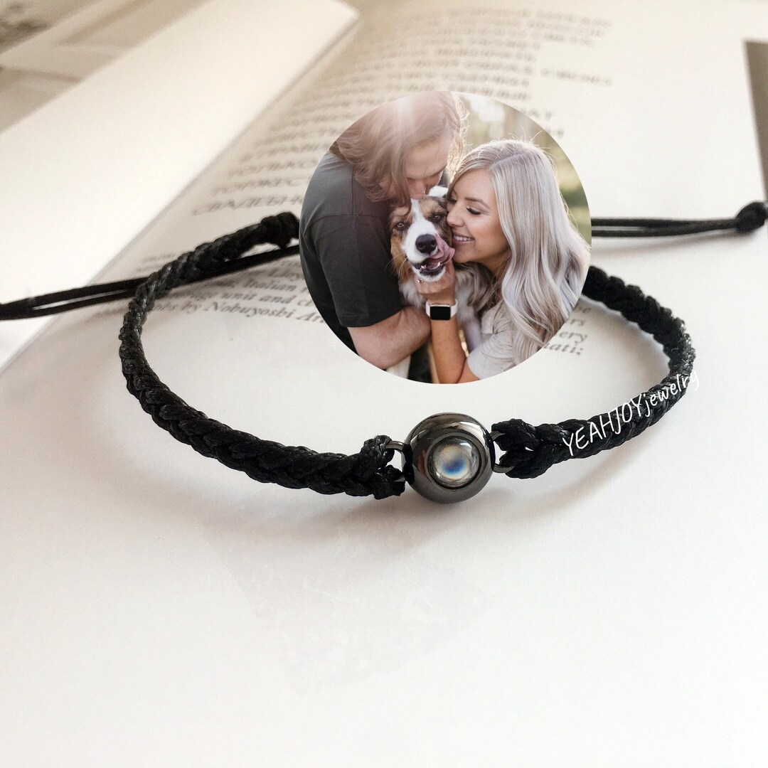 Custom Circle 925 Silver Pendant Beads Personalized Photo