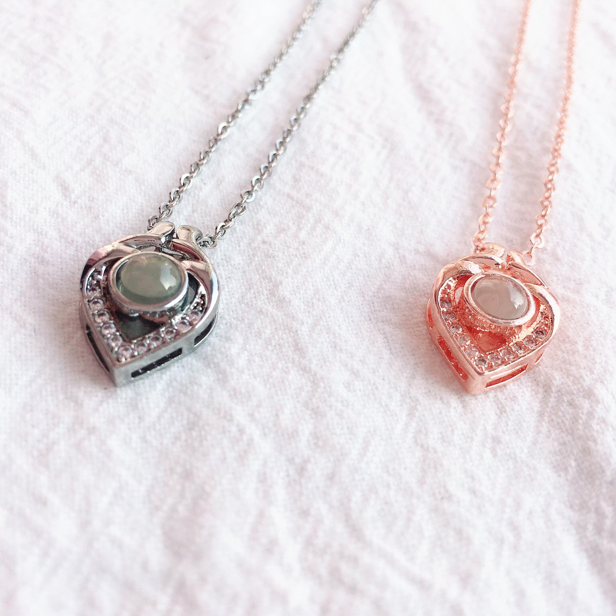 Custom Personalise Projection Necklace Pendant Women's Etsy