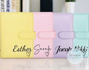 Personalized 100 Envelopes Money Saving Challenge Binder,100 Envelope Challenge Binder,Budget Book With Cash Envelopes,With Cash Envelopes
