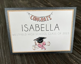 Personalized Graduation Card for Class of 2023 for High School and College Graduates