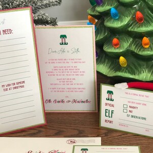 Elfen Willkommen Kit | Brief an Santa