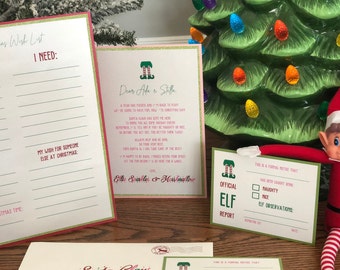 Elf Welcome Kit | Letter to Santa | Elf Arrival Letter