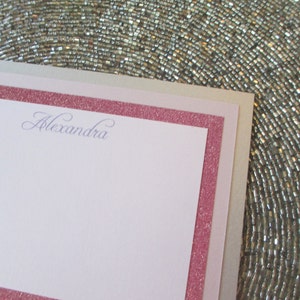 Glitter Thank You Cards