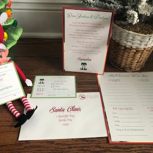 Elfen Willkommensset | Brief an den Weihnachtsmann