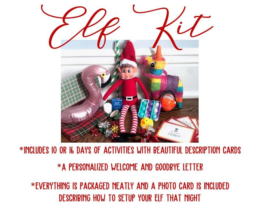 Elf Kit | Elf Activity Kit | Elf Props - Etsy