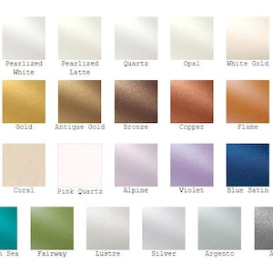 Pode incluir: Uma carta de cores com 36 cores de tinta diferentes. As cores est&atilde;o dispostas em linhas e colunas. As cores incluem branco, ouro, prata, azul, verde, vermelho, rosa e muito mais.