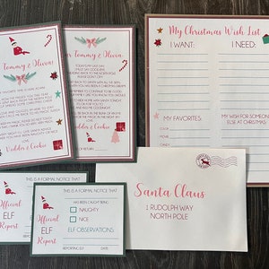 Elfen Willkommen Kit | Brief an Santa