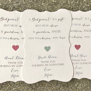 Tarjeta de agradecimiento para padrinos, serás mi madrina, padrino, bautizo, bautizo