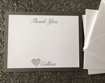 Personalized Thank You Card, Custom Thank You Cards, Thank You Card Set, Baby Shower, Bridal Shower, Wedding, Mother's Day