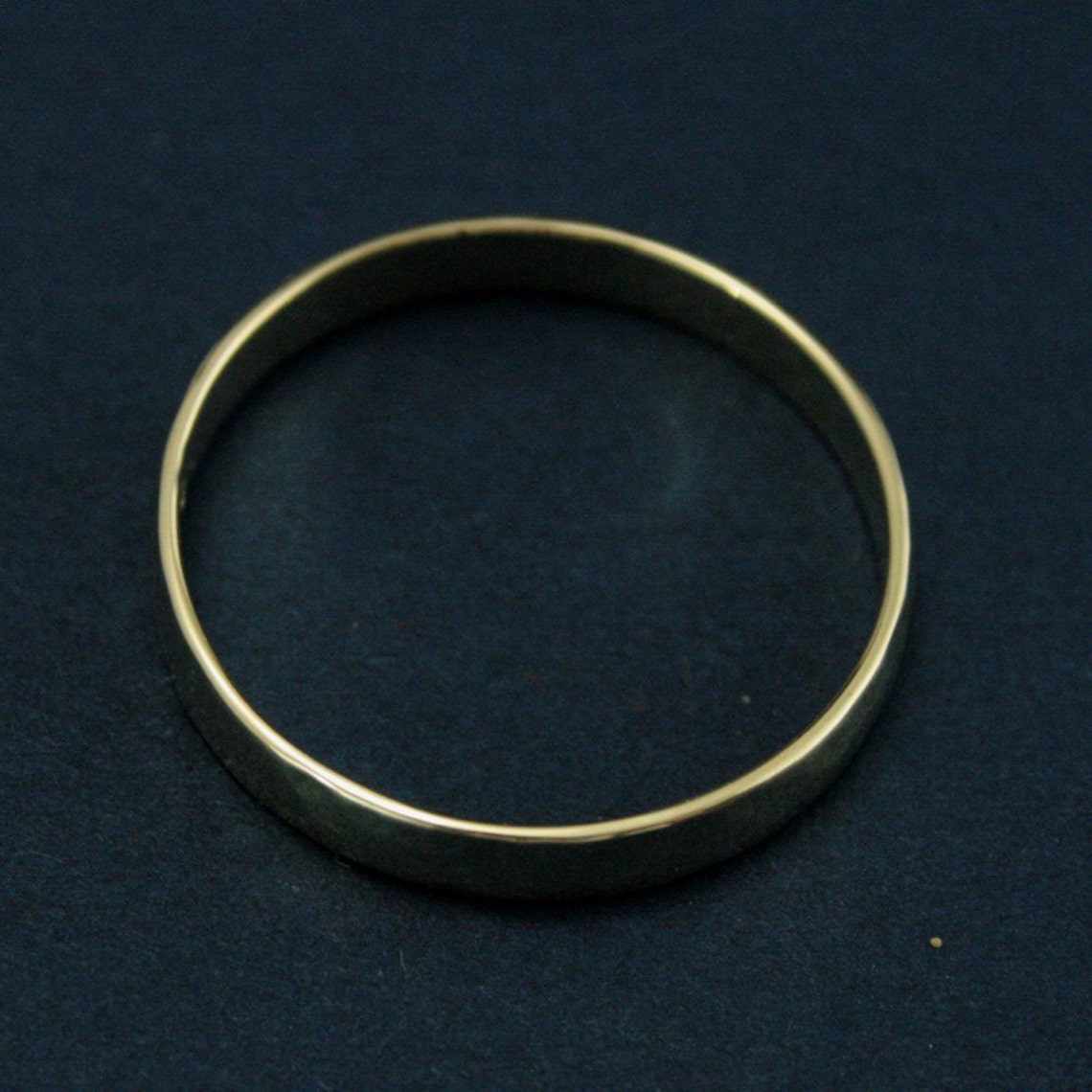 Hammered Gold Wedding Band4mm Wide Perfect Hammered - Etsy