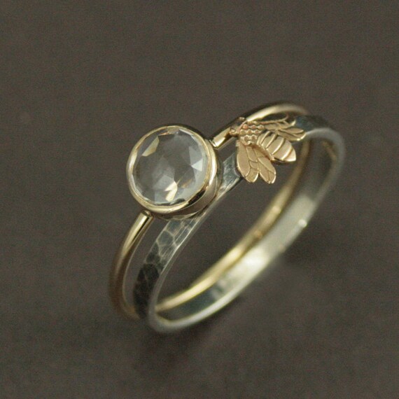 Bee Wedding Ring Clearance, 54% OFF 
