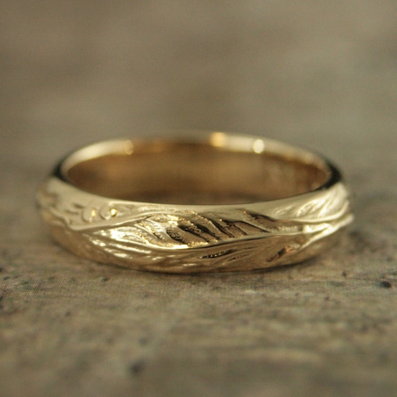 Male Elven Jewelry Elven Ring Silver Leaf Design Ring Fantasy