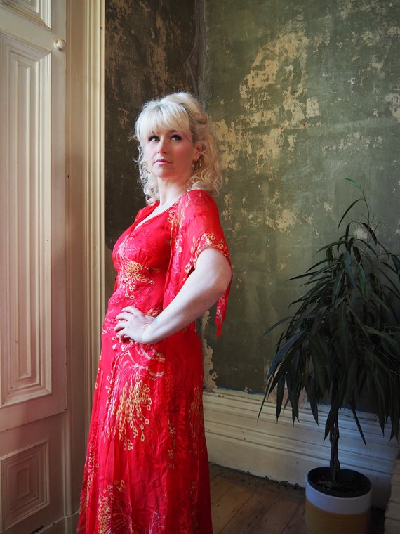Floaty silk dress sale