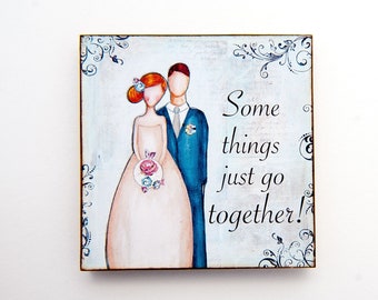 Love Magnet - Wedding Gift Favors - Couples Gifts - Love Story - Fridge Magnet - Anniversary Gift - Inspirational Couples Love Refrigerator