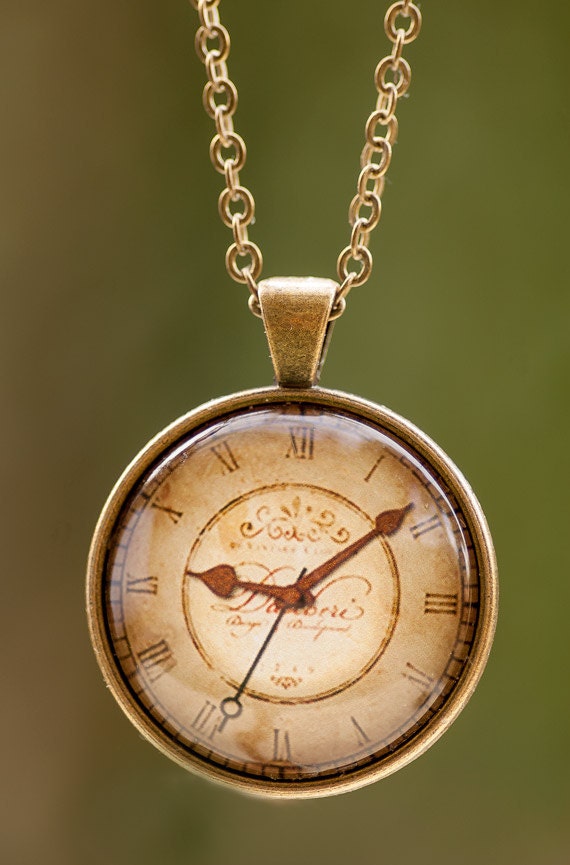 Clock Necklace