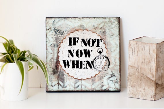Arrête de métal mural signe plaque art motivational inspirant citation happy