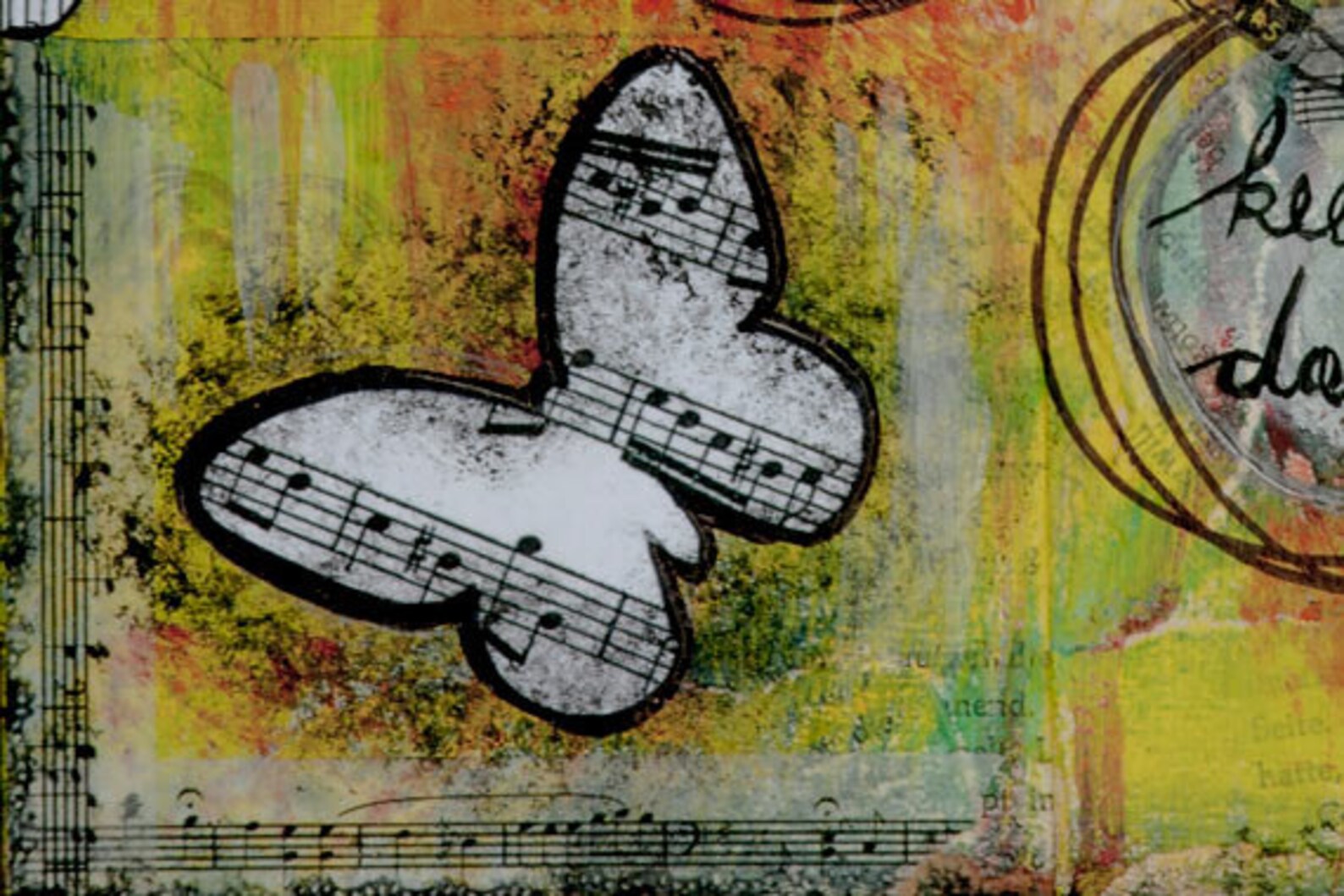 Music Wall Art Music Quote Inspirational Art Mixed Media Etsy