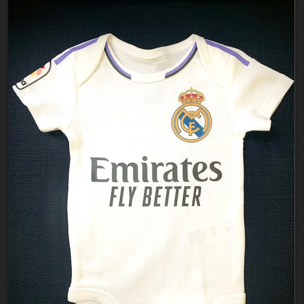 Real Madrid Baby Outfit - Etsy